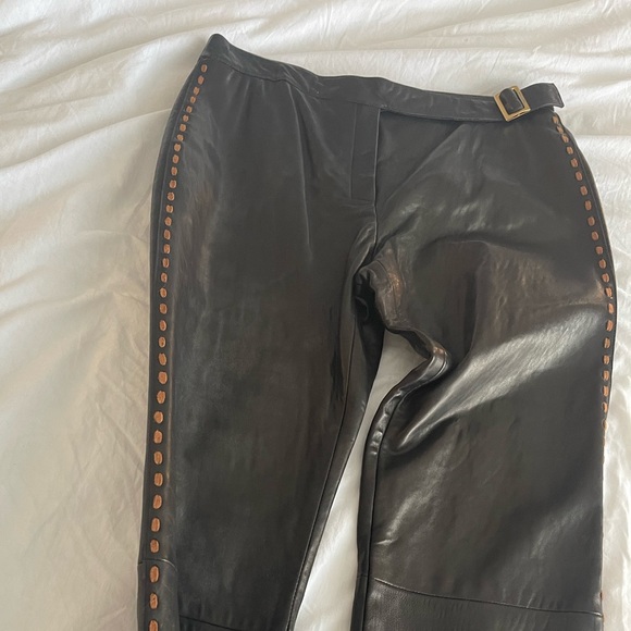 Roberto Cavalli leather pants - Picture 2 of 4